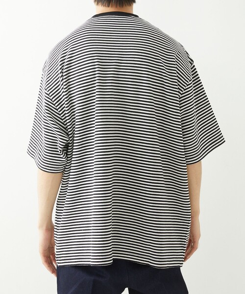 Firsthand（ファーストハンド）の「MA by Satoshi Mizutani/エムエー BORDER TEE（Tシャツ/カットソー・メンズ・ブラック/ネイビー/ブラウン/その他・M/L）」の8枚目の写真
