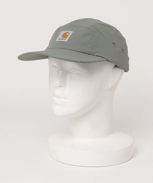 Carhartt WIP（カーハートダブリューアイピー）の「【0】【Carhartt/カーハート】ブランドロゴ 平ツバ ナイロンキャップ/MODESTO CAP/【撥水】（キャップ・レディース・ブラック/オリーブ/サックスブルー・FREE）」の5枚目の写真