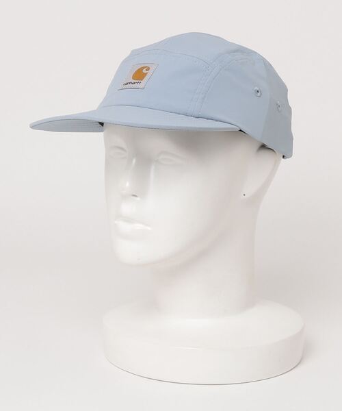 Carhartt WIP（カーハートダブリューアイピー）の「【0】【Carhartt/カーハート】ブランドロゴ 平ツバ ナイロンキャップ/MODESTO CAP/【撥水】（キャップ・レディース・ブラック/オリーブ/サックスブルー・FREE）」の6枚目の写真