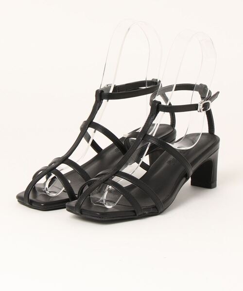 KOBE LETTUCE（コウベレタス）の「Tラインストラップサンダル（サンダル・レディース・アイボリー/グリーン/ブラック/キャメル・L/M/LL/S）」の10枚目の写真