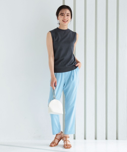 KOBE LETTUCE（コウベレタス）の「Tラインストラップサンダル（サンダル・レディース・アイボリー/グリーン/ブラック/キャメル・L/M/LL/S）」の14枚目の写真