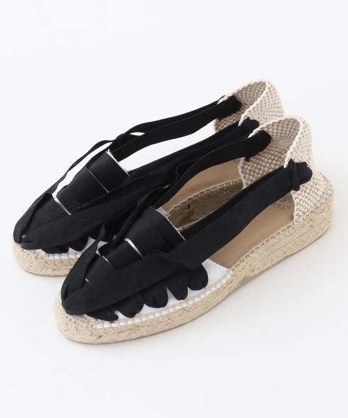 martinique（マルティニーク）の「LA MANUAL ALPARGATERA/PINXO ELASTICO/RACE SLIPON厚底（サンダル・レディース・ホワイト/ブラック・37/38/39/36）」の2枚目の写真