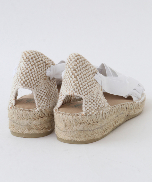 martinique（マルティニーク）の「LA MANUAL ALPARGATERA/PINXO ELASTICO/RACE SLIPON厚底（サンダル・レディース・ホワイト/ブラック・37/38/39/36）」の5枚目の写真