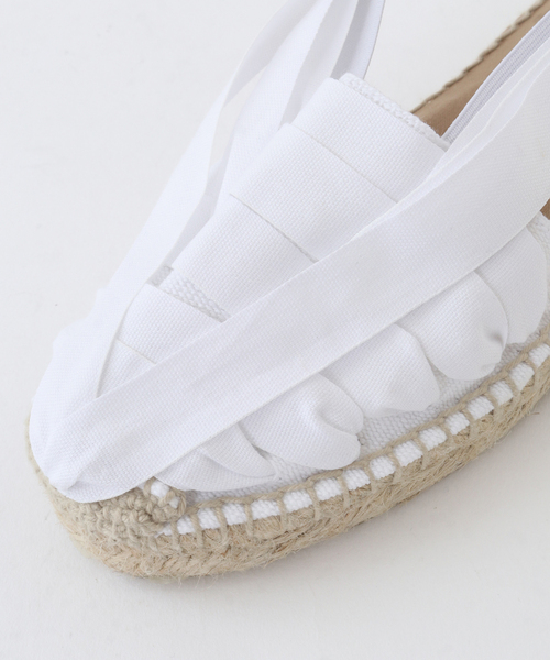 martinique（マルティニーク）の「LA MANUAL ALPARGATERA/PINXO ELASTICO/RACE SLIPON厚底（サンダル・レディース・ホワイト/ブラック・37/38/39/36）」の8枚目の写真