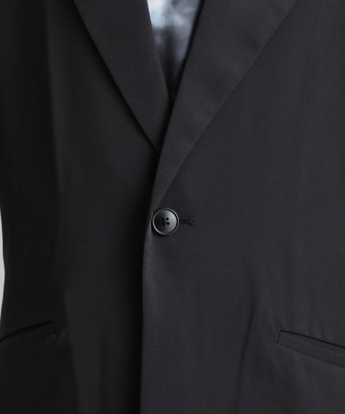 HARE（ハレ）の「【SETUP対応】ベルトテーラードジャケット(HARE)（テーラードジャケット・メンズ・ブラック/グレー・SMALL/MEDIUM）」の6枚目の写真