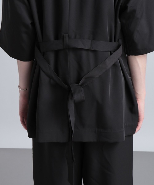 HARE（ハレ）の「【SETUP対応】ベルトテーラードジャケット(HARE)（テーラードジャケット・メンズ・ブラック/グレー・SMALL/MEDIUM）」の11枚目の写真