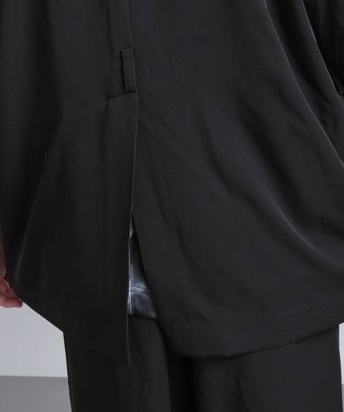 HARE（ハレ）の「【SETUP対応】ベルトテーラードジャケット(HARE)（テーラードジャケット・メンズ・ブラック/グレー・SMALL/MEDIUM）」の12枚目の写真