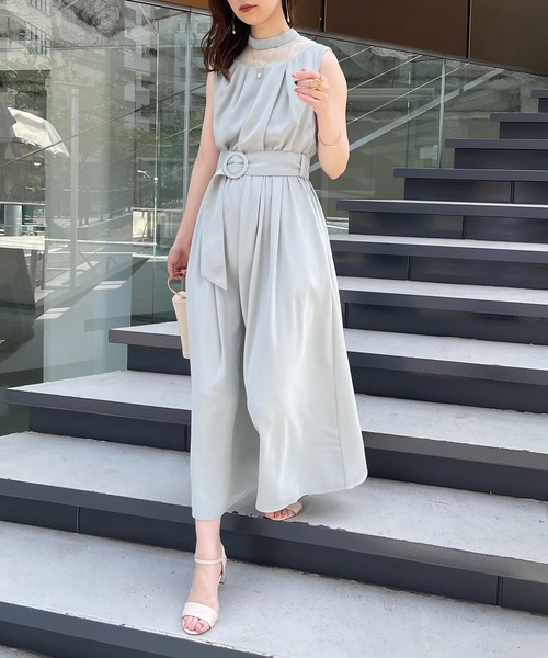 natural couture（ナチュラルクチュール）の「WEB限定サイズ有り/レディーなボレロ付きお上品ドレス（ドレス・レディース・ブラック/ブルー/ミント・LARGE/FREE）」の22枚目の写真