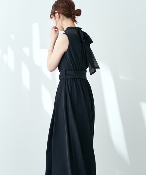 natural couture（ナチュラルクチュール）の「WEB限定サイズ有り/レディーなボレロ付きお上品ドレス（ドレス・レディース・ブラック/ブルー/ミント・LARGE/FREE）」の15枚目の写真