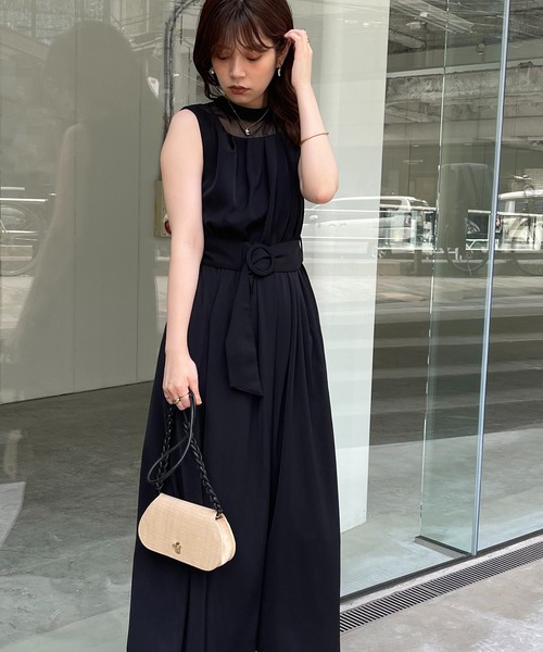 natural couture（ナチュラルクチュール）の「WEB限定サイズ有り/レディーなボレロ付きお上品ドレス（ドレス・レディース・ブラック/ブルー/ミント・LARGE/FREE）」の12枚目の写真