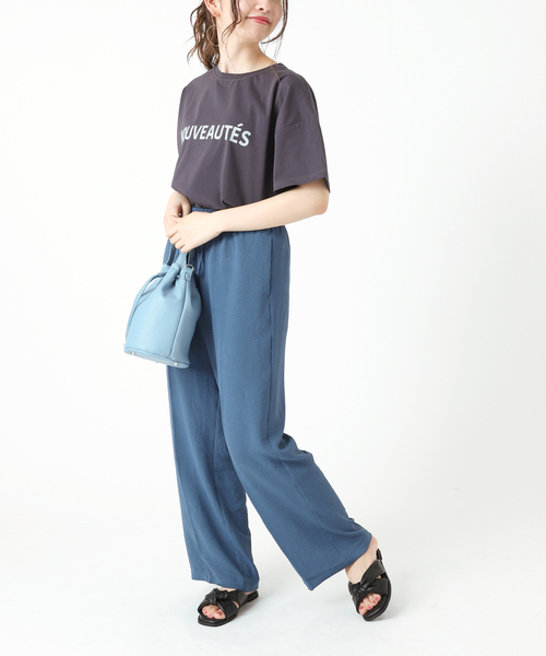 サテンイージーカラーパンツ（その他パンツ）｜B.C STOCK（ベー
