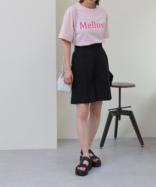 COLONY 2139（コロニートゥーワンスリーナイン）の「セットアップ対応 / TRPUピンタックバミューダパンツ/ハーフパンツ（その他パンツ・レディース・ブラック/アイボリー・FREE）」の22枚目の写真