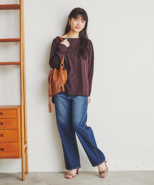 coen(コーエン)の「ストレートデニムパンツ(デニムパンツ・レディース・ブラック/ネイビー/コバルトブルー・S/M/L)」の13枚目の写真