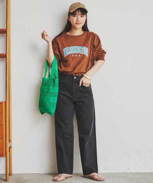 coen(コーエン)の「ストレートデニムパンツ(デニムパンツ・レディース・ブラック/ネイビー/コバルトブルー・S/M/L)」の16枚目の写真