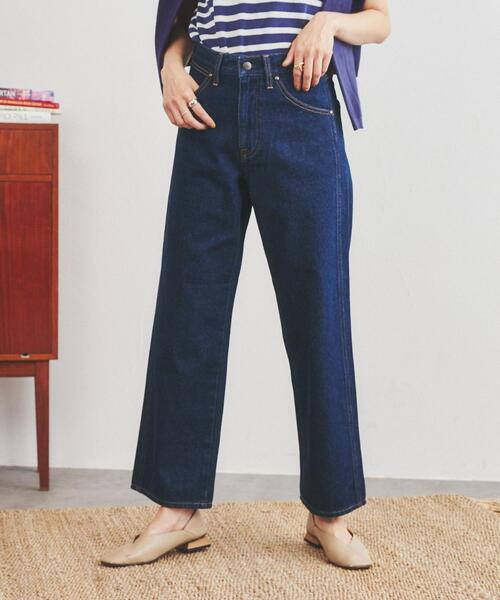 coen(コーエン)の「ストレートデニムパンツ(デニムパンツ・レディース・ブラック/ネイビー/コバルトブルー・S/M/L)」の18枚目の写真