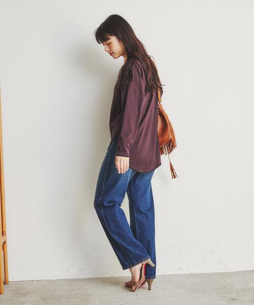 coen(コーエン)の「ストレートデニムパンツ(デニムパンツ・レディース・ブラック/ネイビー/コバルトブルー・S/M/L)」の21枚目の写真