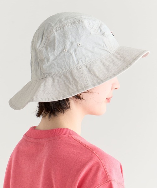 NANGA(ナンガ)の「NYLON TUSSER SUNSHADE HAT/ナイロンタッサーサンシェードハット(ハット・メンズ・ブラック/カーキ/ブルー/アイボリー/モカ/オレンジ/ライム/グレー/ライトブルー/ラベンダー・FREE)」の18枚目の写真