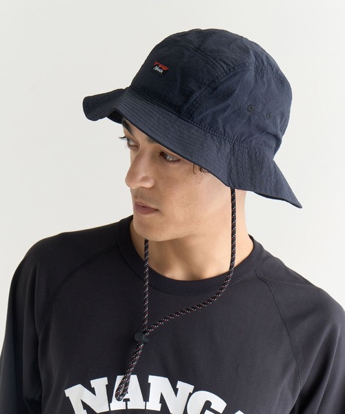 NANGA(ナンガ)の「NYLON TUSSER SUNSHADE HAT/ナイロンタッサーサンシェードハット(ハット・メンズ・ブラック/カーキ/ブルー/アイボリー/モカ/オレンジ/ライム/グレー/ライトブルー/ラベンダー・FREE)」の21枚目の写真