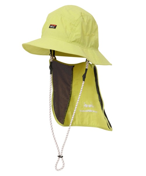 NANGA(ナンガ)の「NYLON TUSSER SUNSHADE HAT/ナイロンタッサーサンシェードハット(ハット・メンズ・ブラック/カーキ/ブルー/アイボリー/モカ/オレンジ/ライム/グレー/ライトブルー/ラベンダー・FREE)」の11枚目の写真