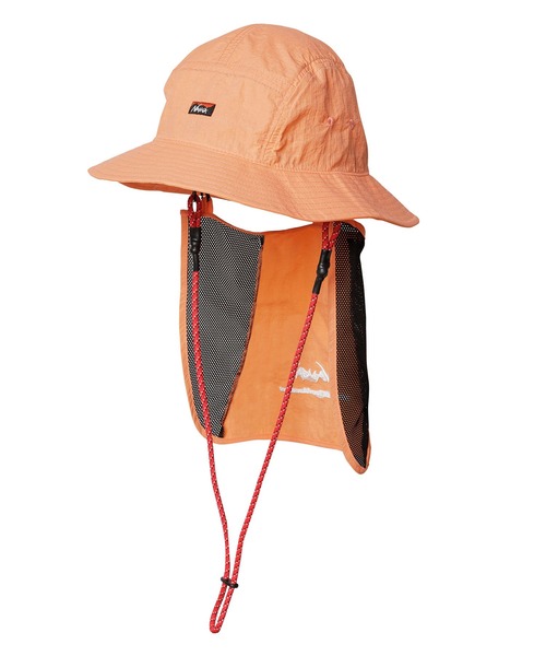NANGA(ナンガ)の「NYLON TUSSER SUNSHADE HAT/ナイロンタッサーサンシェードハット(ハット・メンズ・ブラック/カーキ/ブルー/アイボリー/モカ/オレンジ/ライム/グレー/ライトブルー/ラベンダー・FREE)」の17枚目の写真