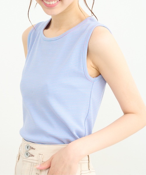 FREE'S MART(フリーズマート)の「細ボーダータンク(Tシャツ/カットソー・レディース・ホワイト系その他/ブラック系その他/ブルー系その他・FREE)」の3枚目の写真