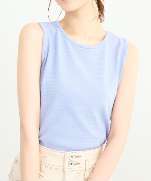 FREE'S MART(フリーズマート)の「細ボーダータンク(Tシャツ/カットソー・レディース・ホワイト系その他/ブラック系その他/ブルー系その他・FREE)」の14枚目の写真