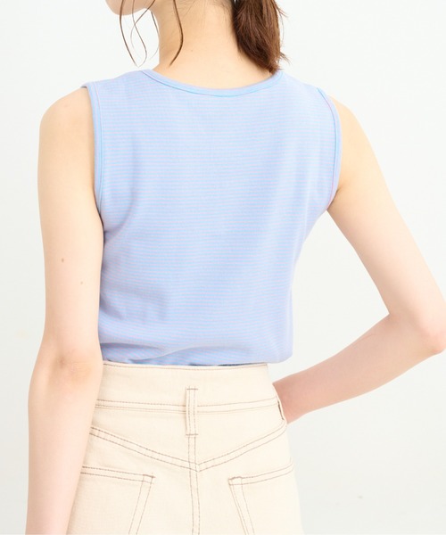 FREE'S MART(フリーズマート)の「細ボーダータンク(Tシャツ/カットソー・レディース・ホワイト系その他/ブラック系その他/ブルー系その他・FREE)」の12枚目の写真