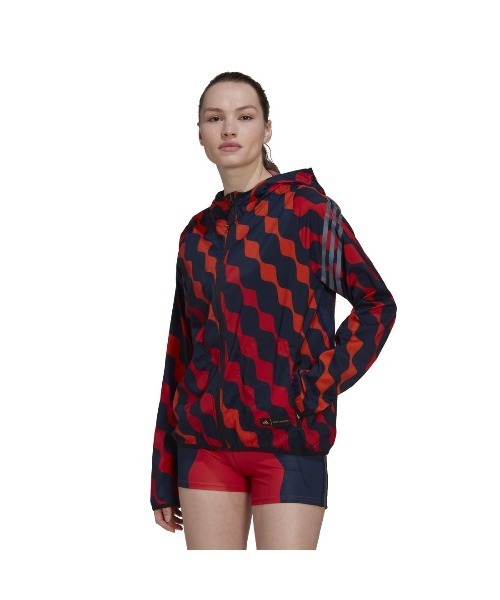 adidas(アディダス)の「アディダス adidas WMMKRIJACKET(ナイロンジャケット・レディース・オレンジ/ブラック・M/XL/S/L)」の2枚目の写真