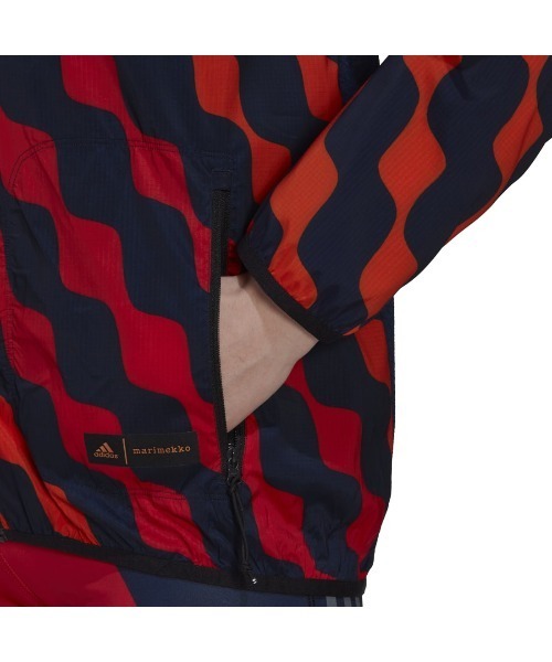 adidas(アディダス)の「アディダス adidas WMMKRIJACKET(ナイロンジャケット・レディース・オレンジ/ブラック・M/XL/S/L)」の9枚目の写真