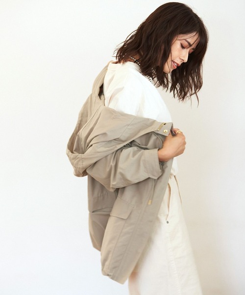 BAYFLOW（ベイフロー）の「マウンテンパーカー（マウンテンパーカー・レディース・ネイビー/グレー/キャメル・SMALL/MEDIUM）」の7枚目の写真