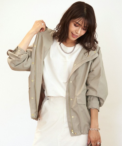 BAYFLOW（ベイフロー）の「マウンテンパーカー（マウンテンパーカー・レディース・ネイビー/グレー/キャメル・SMALL/MEDIUM）」の6枚目の写真