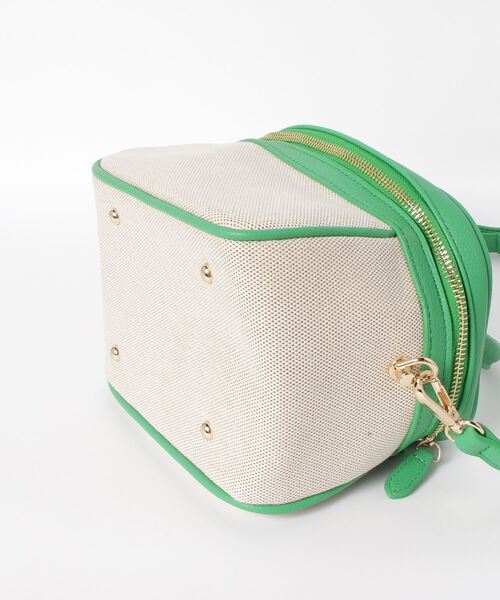 Shelly island(シェリーアイランド)の「キャンバスバニティバッグ(ハンドバッグ・レディース・ブラック/ピンク/グリーン・FREE)」の19枚目の写真