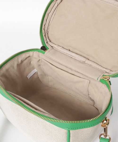 Shelly island(シェリーアイランド)の「キャンバスバニティバッグ(ハンドバッグ・レディース・ブラック/ピンク/グリーン・FREE)」の20枚目の写真