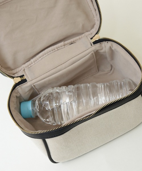 Shelly island(シェリーアイランド)の「キャンバスバニティバッグ(ハンドバッグ・レディース・ブラック/ピンク/グリーン・FREE)」の10枚目の写真