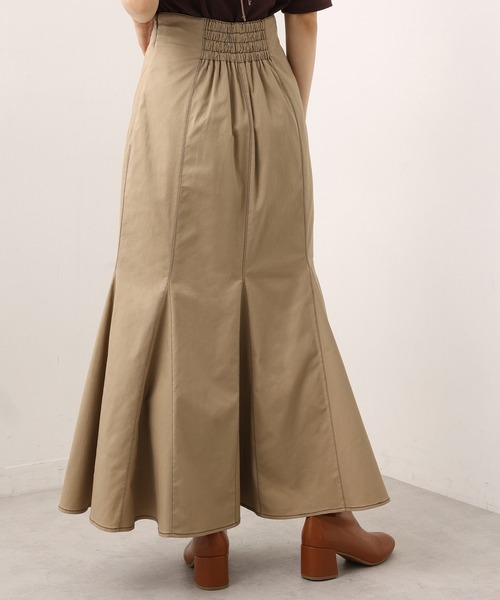 one after another NICE CLAUP（ワンアフターアナザーナイスクラップ）の「マチ付きマーメイドスカート（スカート・レディース・ベージュ系その他/ブラック系その他/ブラウン/ベージュ・SMALL/MEDIUM）」の21枚目の写真