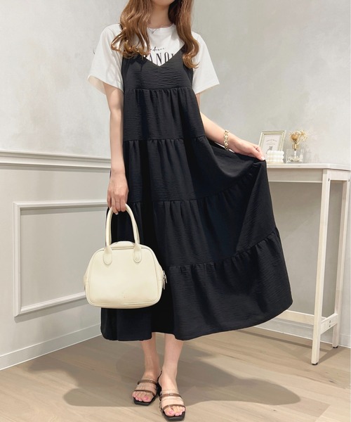 ボリュームティアードキャミワンピース Zozotown限定アイテム ワンピース Apres Jour アプレジュール のファッション通販 Zozotown