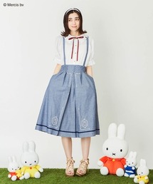 Miffy | ｍｉｆｆｙ／刺繍サス付きスカート(スカート)
