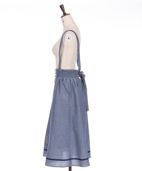 Miffy（ ミッフィー）の「ｍｉｆｆｙ／刺繍サス付きスカート（スカート・レディース・ブラウン/グレー/ネイビー・FREE）」の9枚目の写真