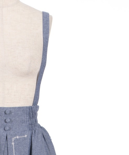 Miffy（ ミッフィー）の「ｍｉｆｆｙ／刺繍サス付きスカート（スカート・レディース・ブラウン/グレー/ネイビー・FREE）」の11枚目の写真