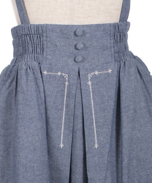 Miffy（ ミッフィー）の「ｍｉｆｆｙ／刺繍サス付きスカート（スカート・レディース・ブラウン/グレー/ネイビー・FREE）」の14枚目の写真