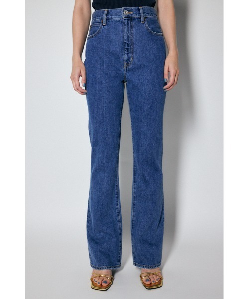 MOUSSY（マウジー）の「90S MID BLUE BOOTS CUT（デニムパンツ