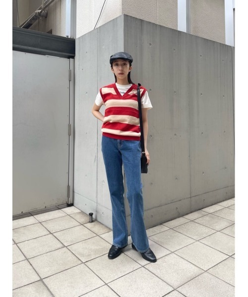 MOUSSY（マウジー）の「90S MID BLUE BOOTS CUT（デニムパンツ