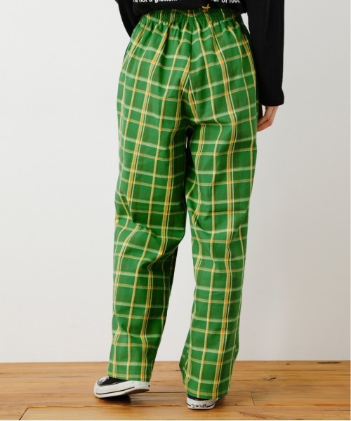 RODEO CROWNS WIDE BOWL（ロデオクラウンズワイドボウル）の「チェックイージーパンツ（その他パンツ・レディース・イエロー系その他/グリーン系その他・FREE）」の3枚目の写真