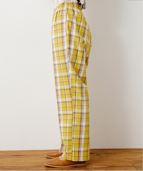 RODEO CROWNS WIDE BOWL（ロデオクラウンズワイドボウル）の「チェックイージーパンツ（その他パンツ・レディース・イエロー系その他/グリーン系その他・FREE）」の14枚目の写真