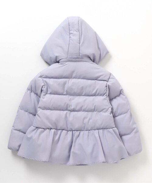 セール】【洗濯機でお洗濯OK】ペプラムリボン中綿アウター（ダウン