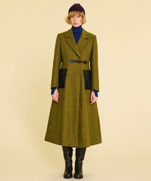 LANVIN en Bleu | ツイードコンビレディテーラーコート(その他アウター)