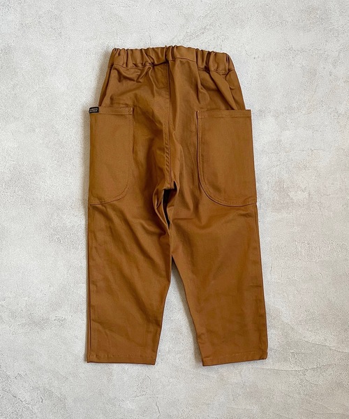BIG FIELD(ビッグフィールド)の「ビッグポケットテーパードパンツ(80~150cm)(その他パンツ・キッズ・オフホワイト/ブラウン/ブルー/カーキ/ブラック/オレンジ・80/90/95/100/110/120/130/140/150)」の4枚目の写真