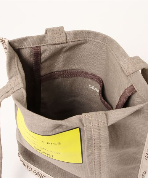 CIAOPANIC（チャオパニック）の「【GRAIN/グレイン】Grocery Carrier Tote S(グロサリー キャリア トート S)（トートバッグ・レディース・ブラック/ベージュ/パープル/ホワイト・FREE）」の5枚目の写真
