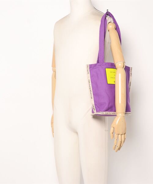 CIAOPANIC（チャオパニック）の「【GRAIN/グレイン】Grocery Carrier Tote S(グロサリー キャリア トート S)（トートバッグ・レディース・ブラック/ベージュ/パープル/ホワイト・FREE）」の9枚目の写真
