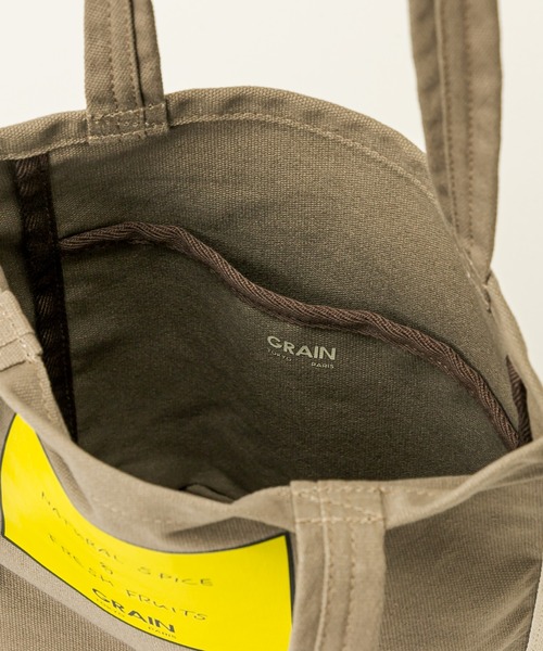 CIAOPANIC（チャオパニック）の「【GRAIN/グレイン】Grocery Carrier Tote S(グロサリー キャリア トート S)（トートバッグ・レディース・ブラック/ベージュ/パープル/ホワイト・FREE）」の11枚目の写真